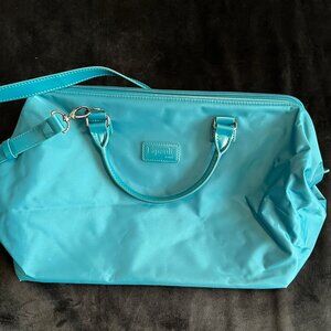 Lipault Teal Shoulder Bag